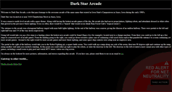 Desktop Screenshot of darkstararcade.com